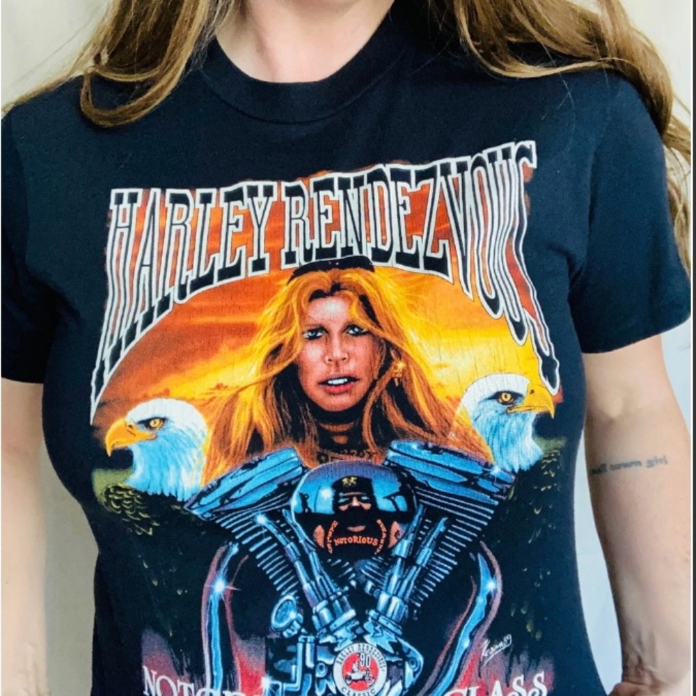 Vintage Harley Rendezvous 1990 Tee size M